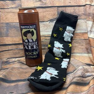 Family Guy Brian Griffin Socks in Pawtucket Patriot Ale Collectible Can 8 - 12
